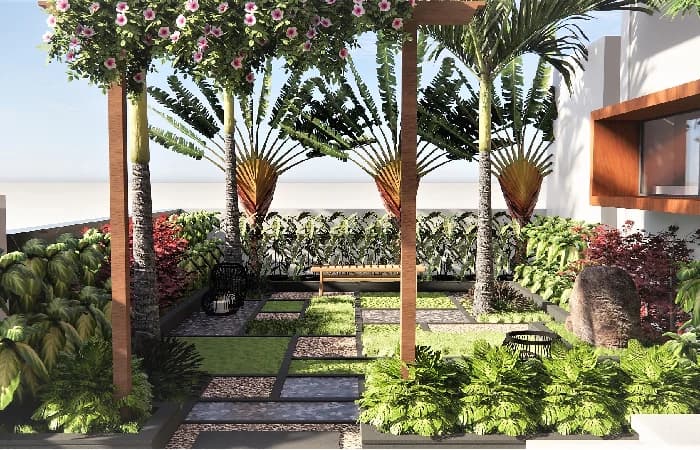 Beverly Villa — outdoor space