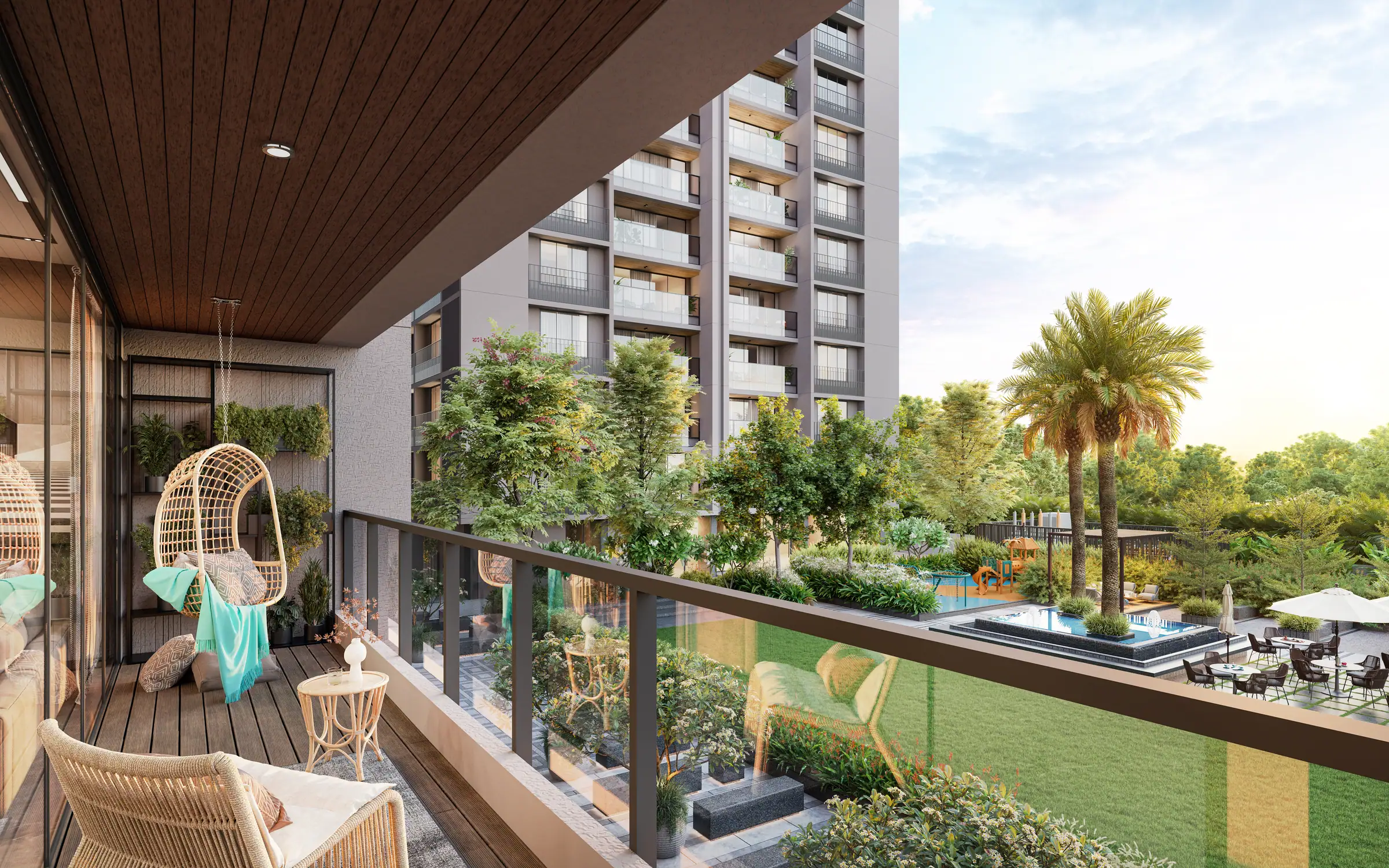Nest Richmond Balcony view