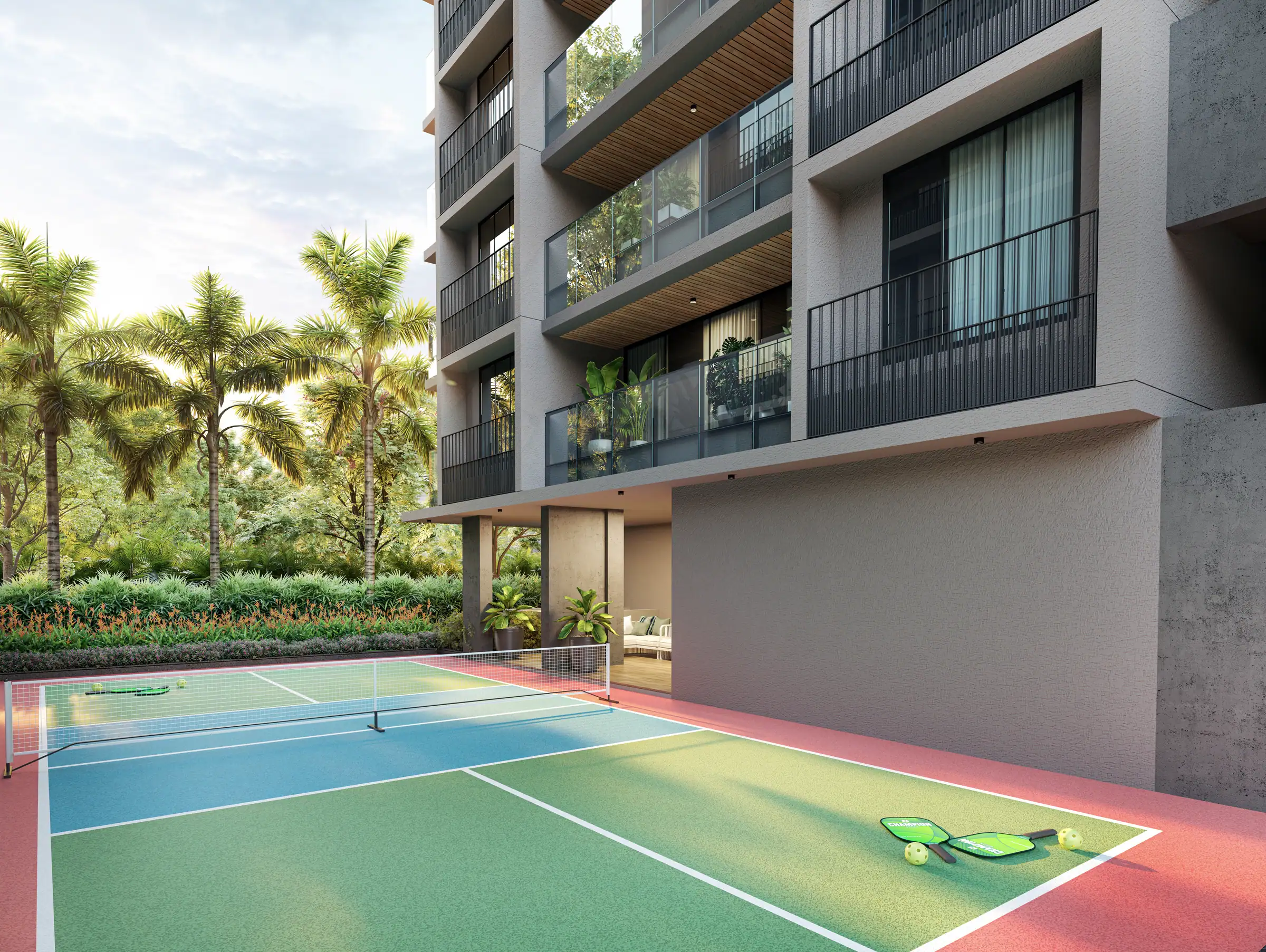 Nest Richmond pickle ball view