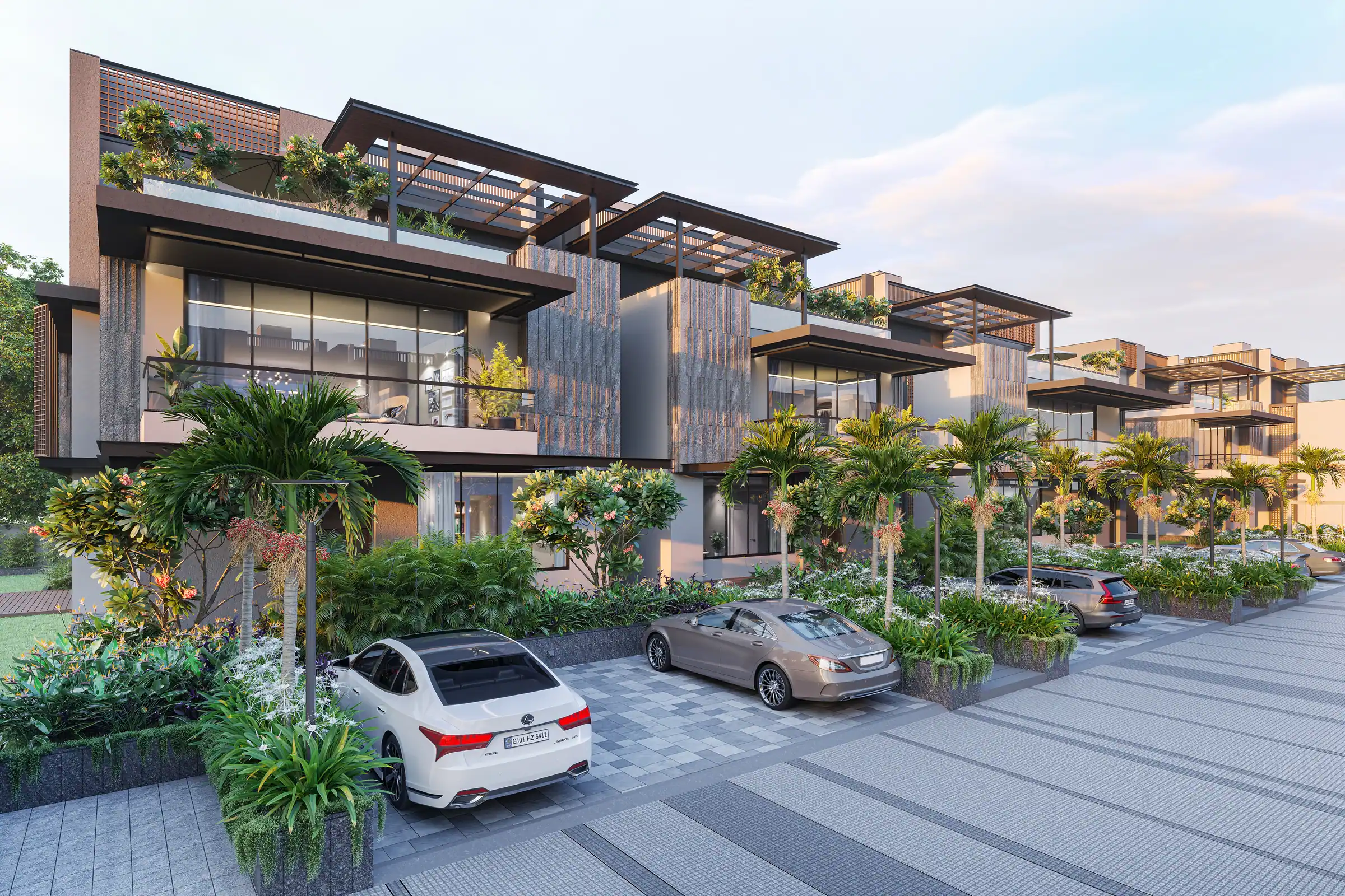 Nirant villa corner view