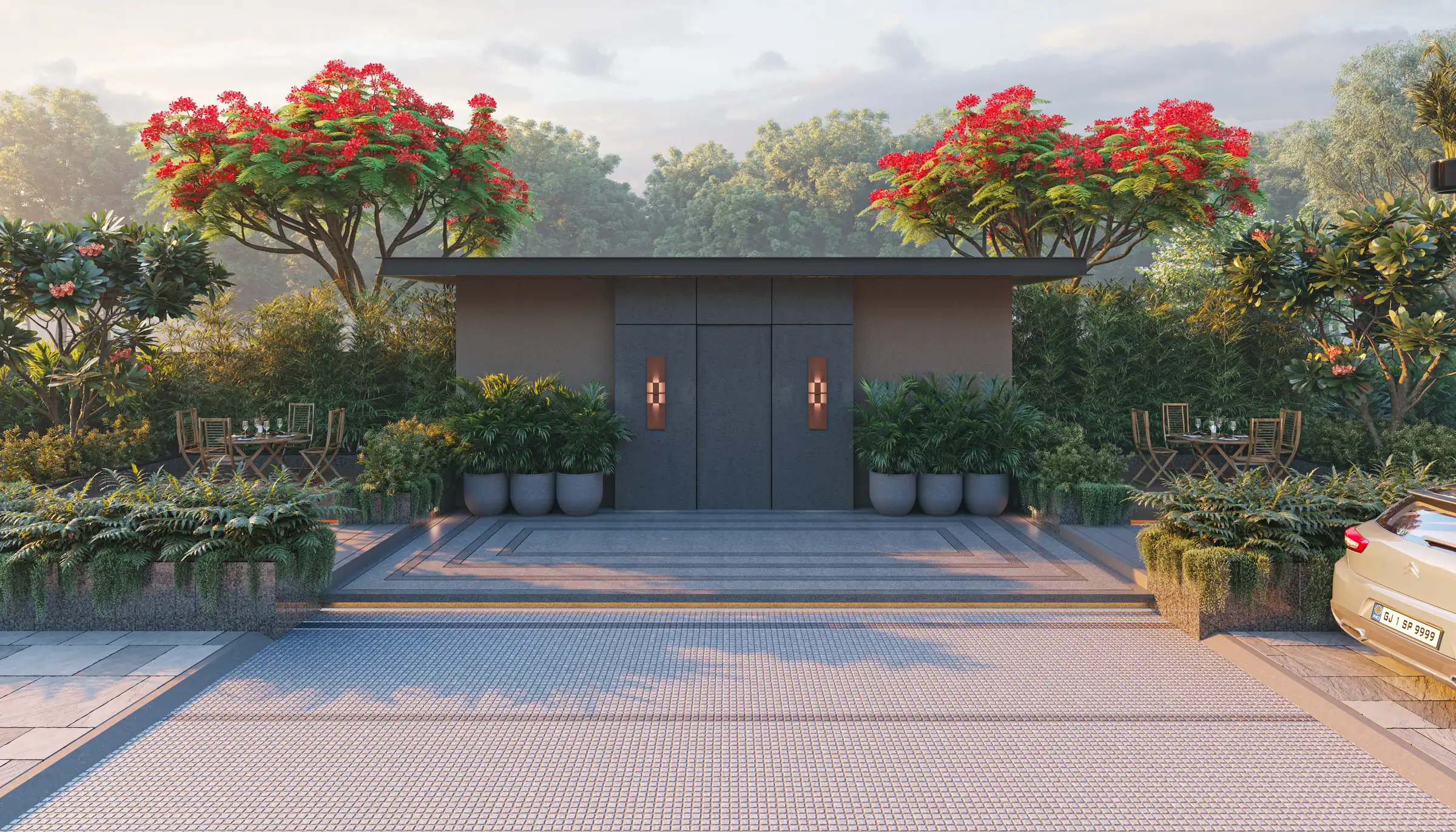 Nirant villa street view 01