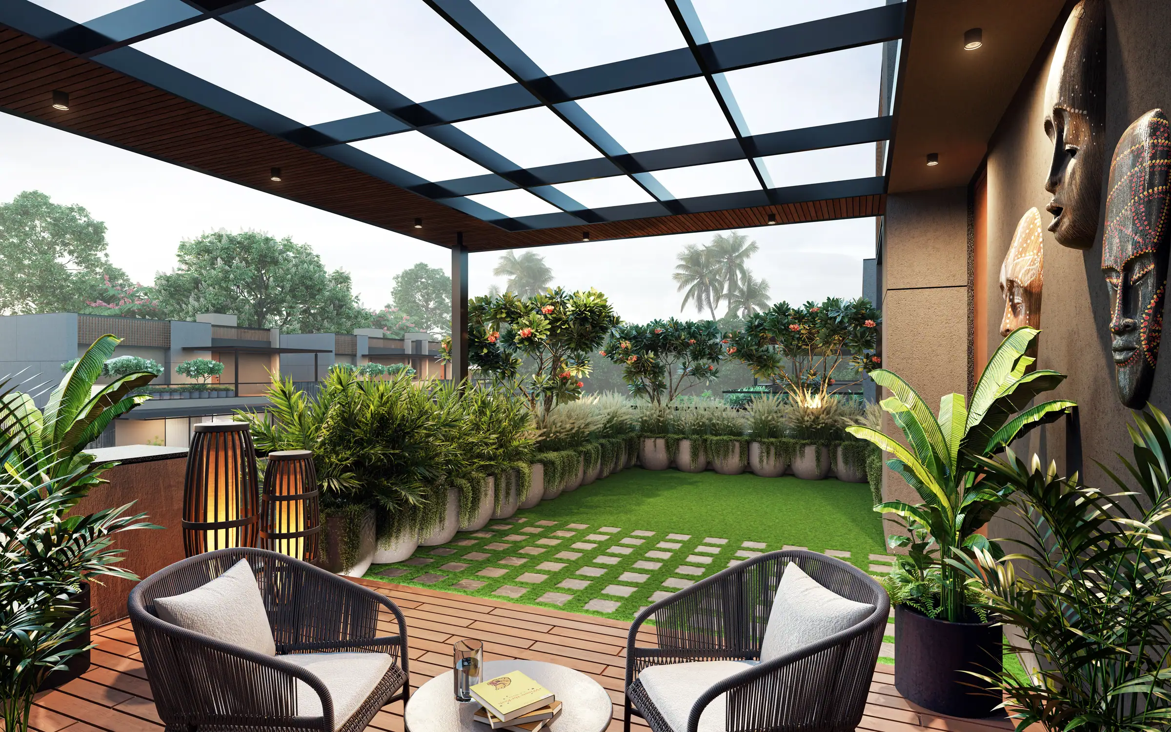 Nirant villa Terrace view