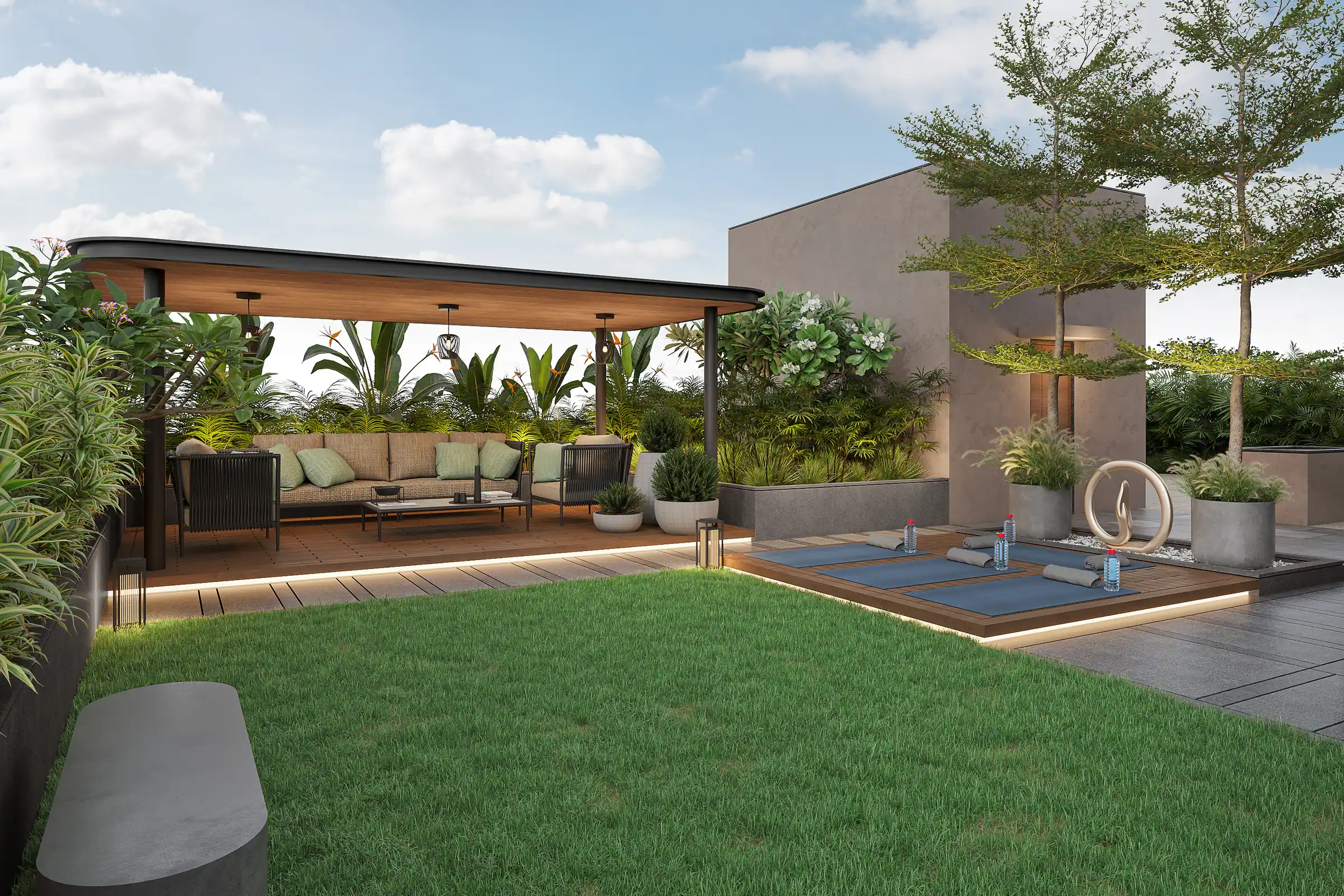Terrace Gazebo View