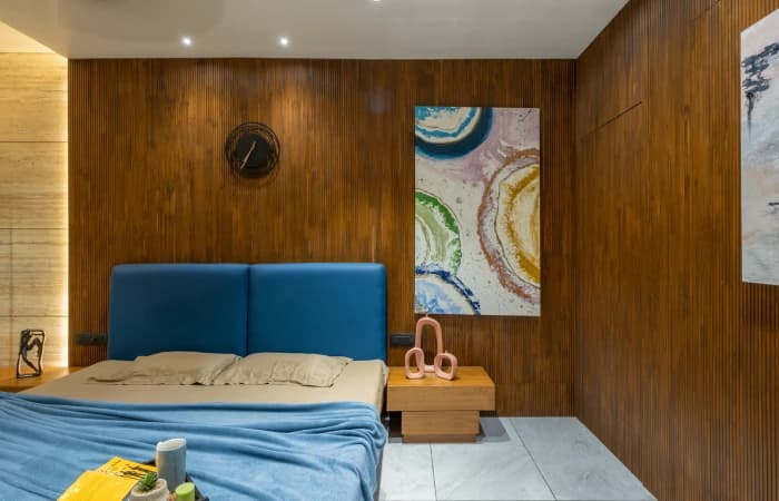 The Blue house — space view