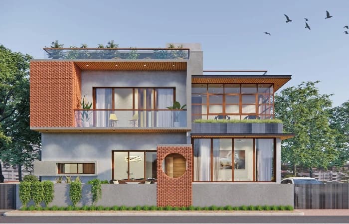 The Brick Abode — facade