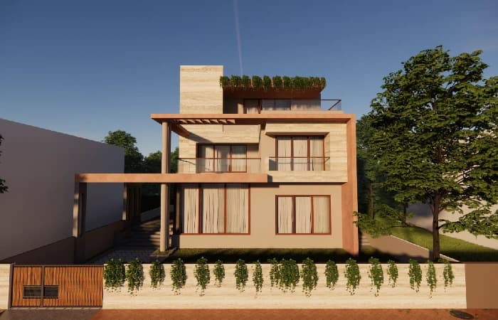 The Canopy house — elevation