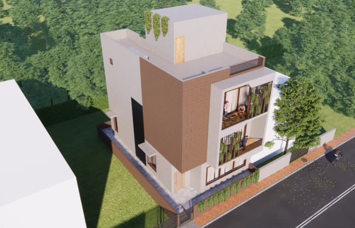 The Sleek house — elevation
